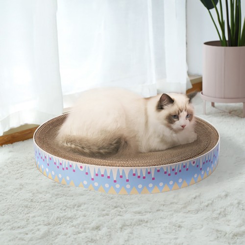 Cat Scratcher Round Board Toy Pet Pad