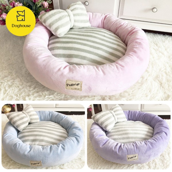 Winter Warm Teddy Kennel Dog Bed Soft Plush Puppy Kennel Cat Bed Four Seasons Pet Kennel