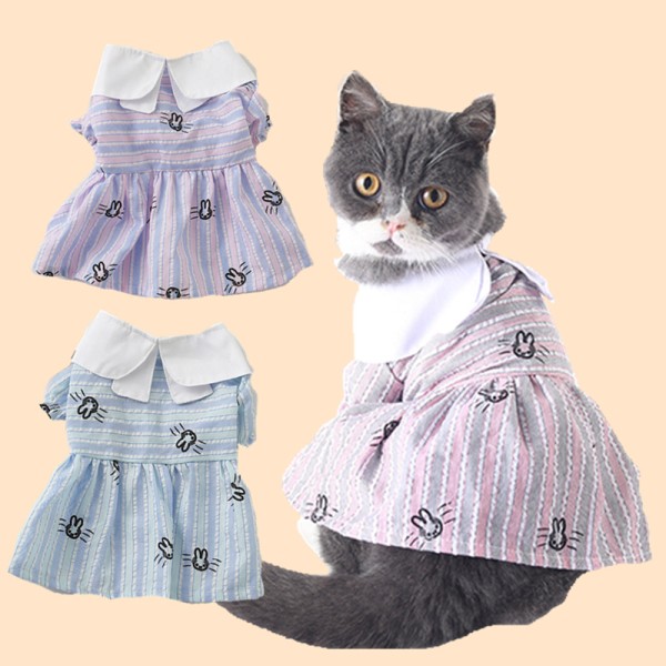 Pet Dog Cat Summer Cute Clothes Dress Skirt