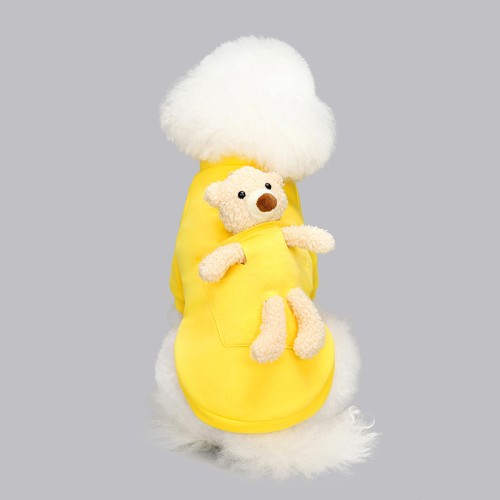 Dog Clothes Cute Puppy Cat Hoodies Plush Coat Pet Costume Jacket